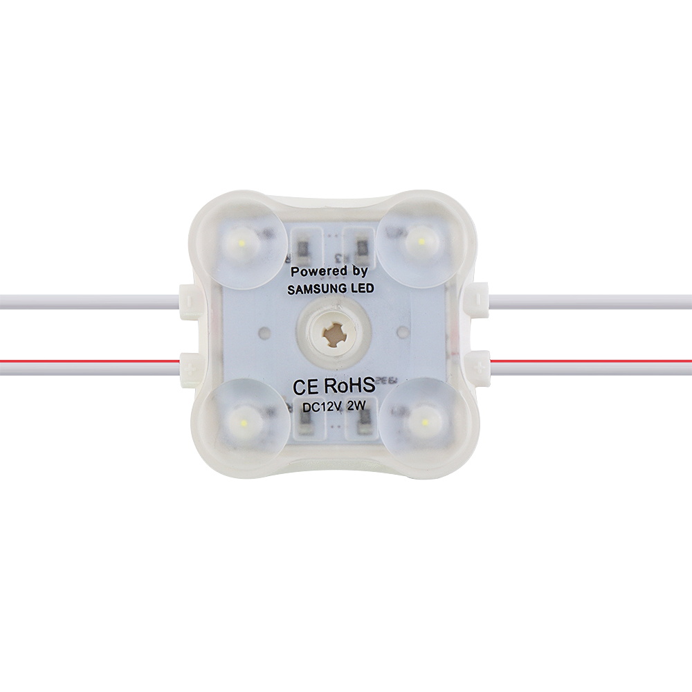 DC12V 4dot 2835 led 2watt luminosité caisson lumineux étanche 170Degree faisceau angle led module
